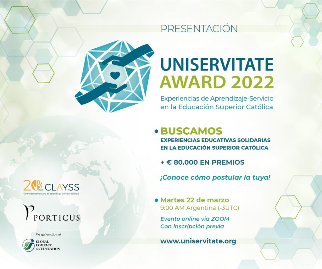 Premio Uniservitate para Educación Superior Católica
